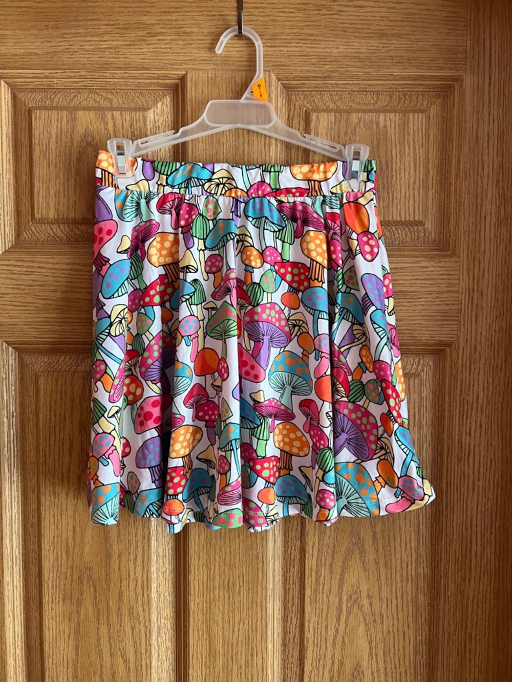 Ginger G Multicolor Mushroom Print Circle Skirt